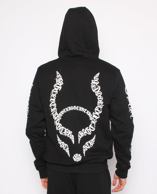 OVERSIZE CYBER GOTHICA ZIP HOODIE