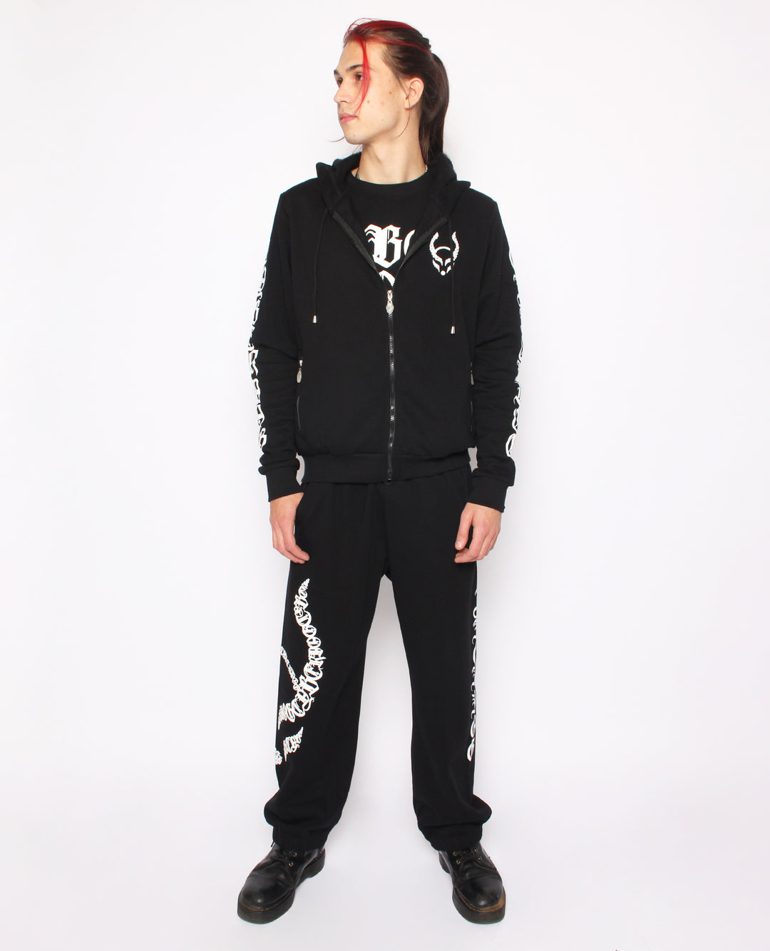 OVERSIZE CYBER GOTHICA ZIP HOODIE