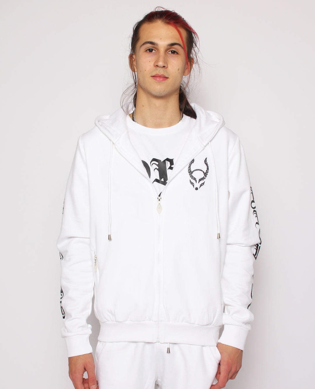 OVERSIZE CYBER GOTHICA ZIP HOODIE