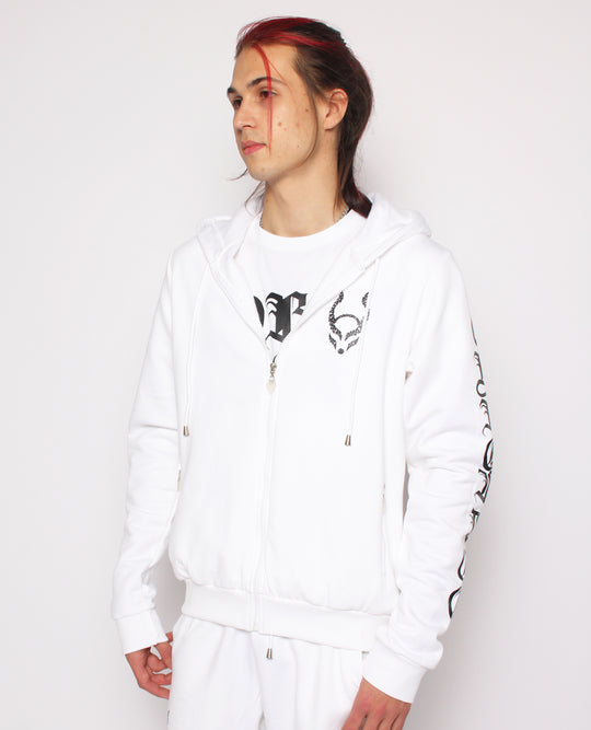 OVERSIZE CYBER GOTHICA ZIP HOODIE