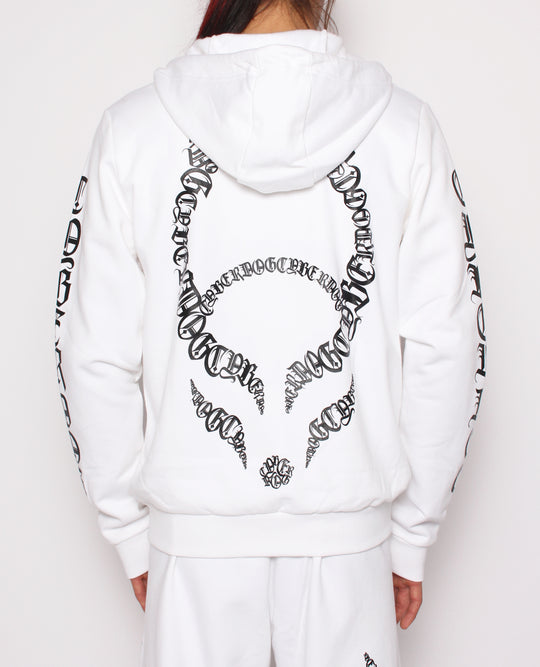 OVERSIZE CYBER GOTHICA ZIP HOODIE