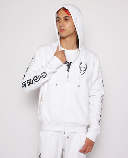 OVERSIZE CYBER GOTHICA ZIP HOODIE