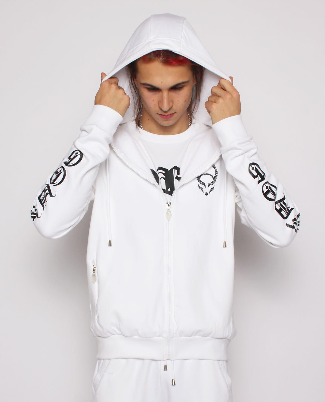 OVERSIZE CYBER GOTHICA ZIP HOODIE