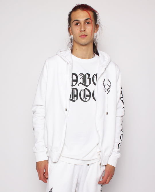 OVERSIZE CYBER GOTHICA ZIP HOODIE