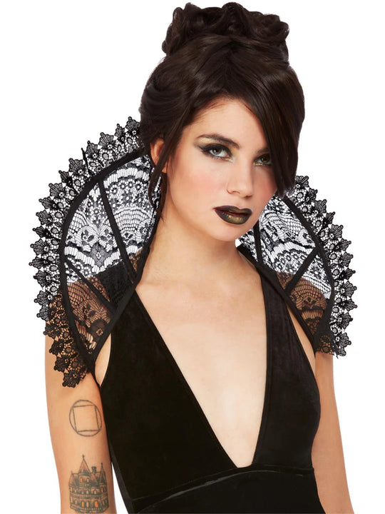 GOTHIC LACE STAND UP COLLAR