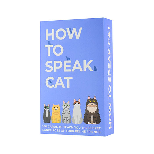 HOW TO SPEAK CAT CARDS