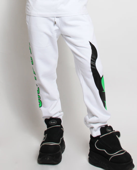 INVASION JOGGERS WHITE