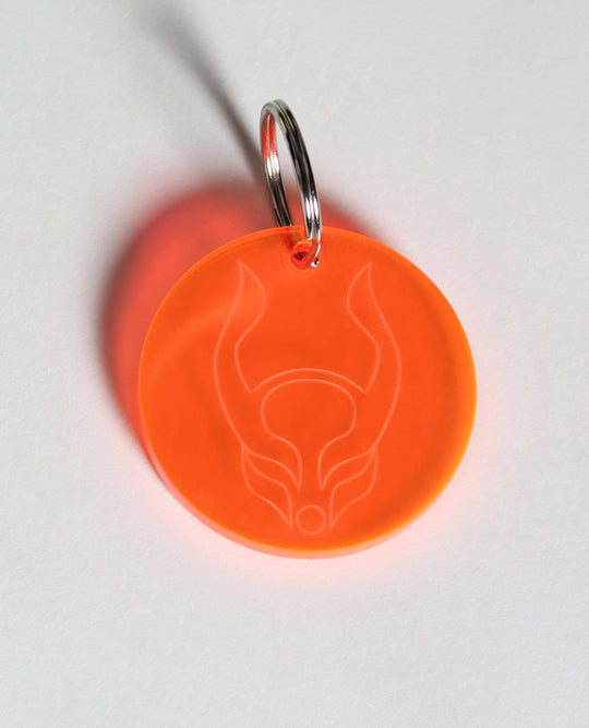 KEYRING ROUND LOGO