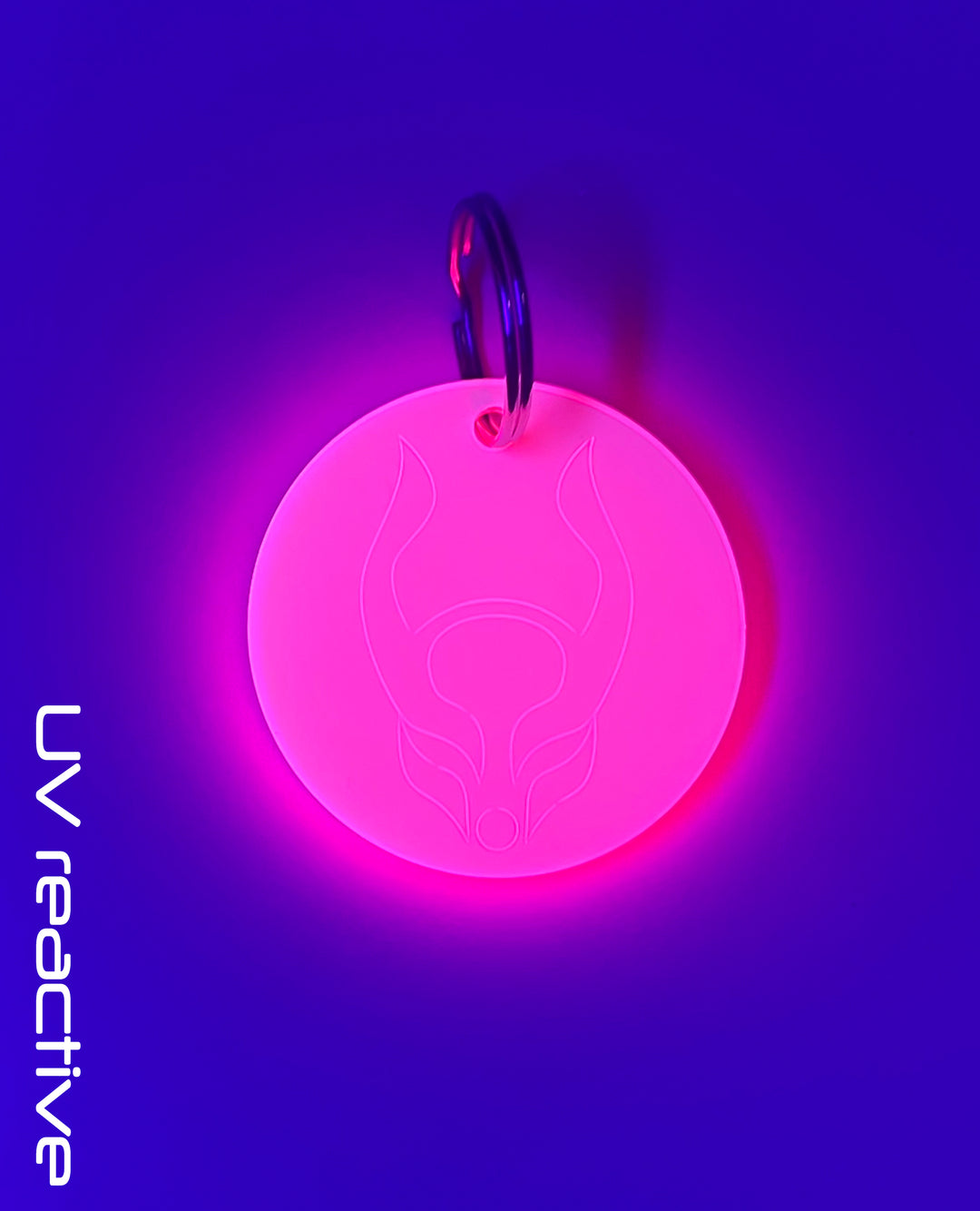 KEYRING ROUND LOGO