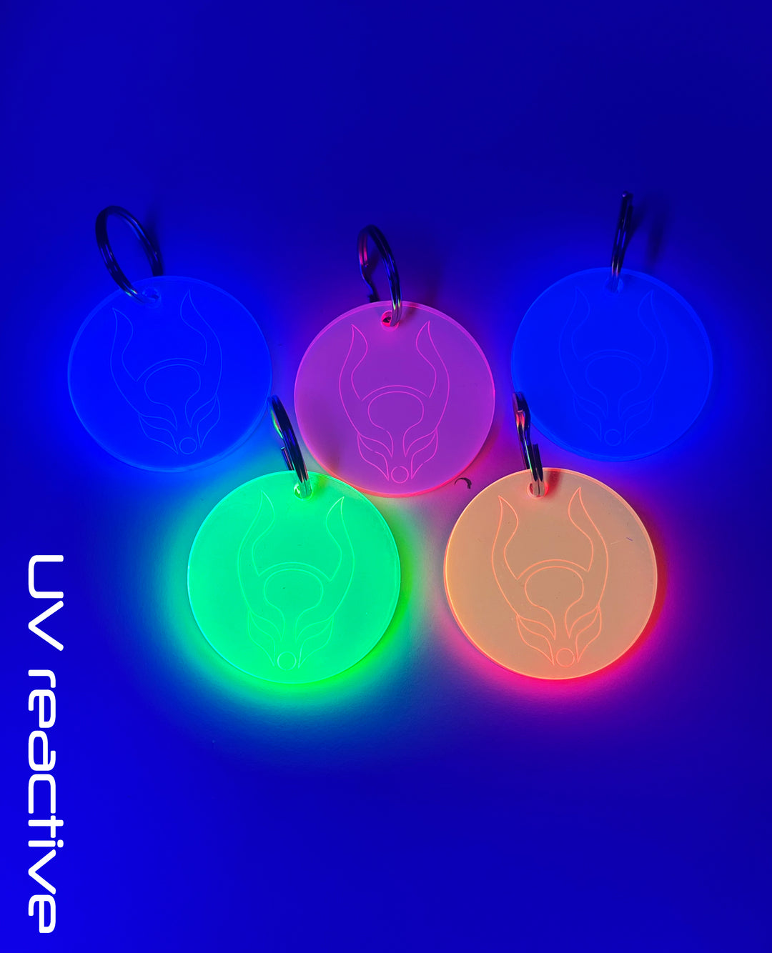 KEYRING ROUND LOGO