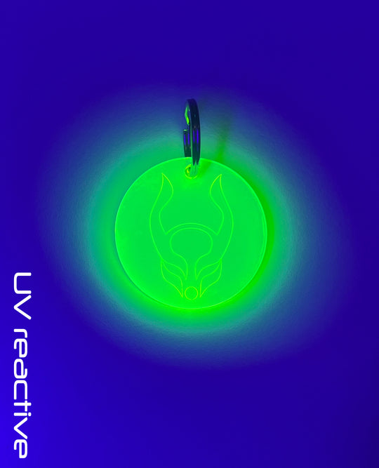 KEYRING ROUND LOGO