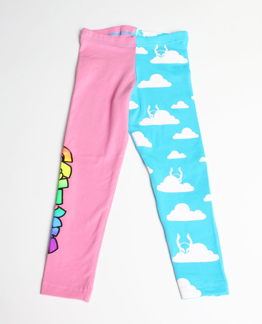 KIDS CLOUD PLAI LEGGINGS