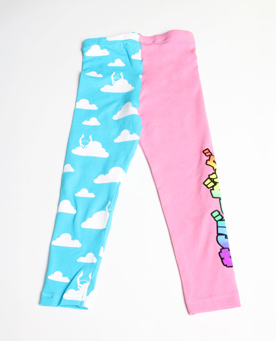 KIDS CLOUD PLAI LEGGINGS