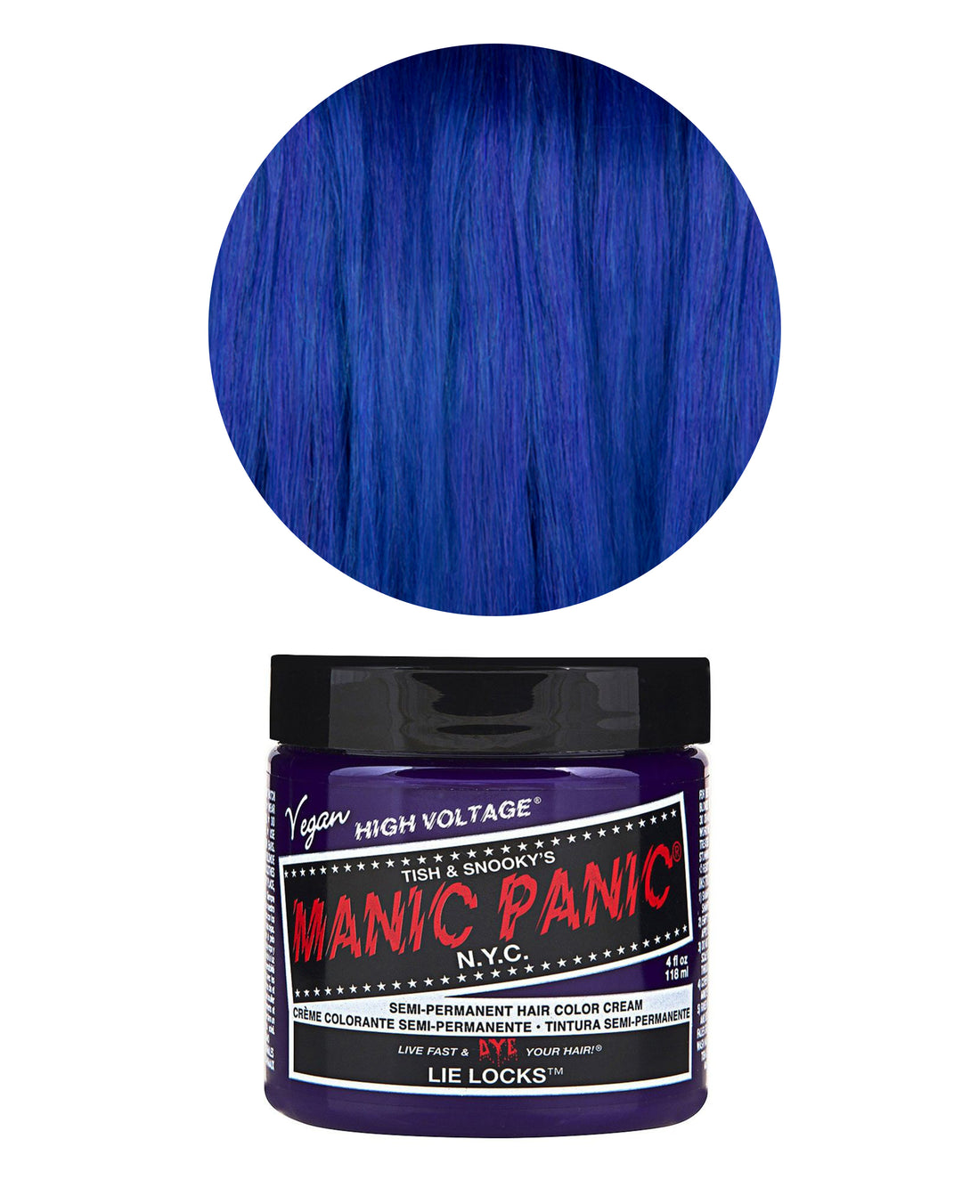 MANIC PANIC HIGH VOLTAGE CLASSIC SEMI PERMANENT HAIR COLOUR CREAM 118ML