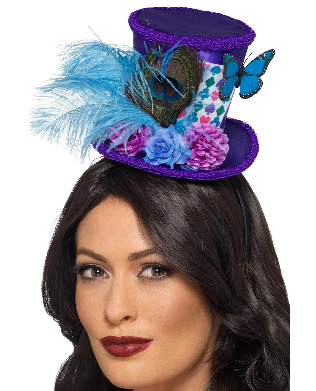 MAD HATTER MINI FEATHER HAT