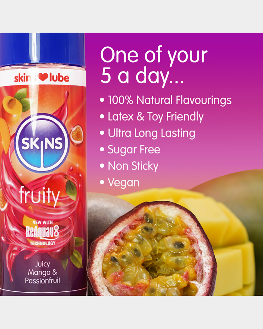 SKINS MANGO & PASSIONFRUIT 130ml