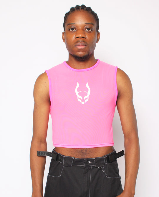 MESH VEST LOGO