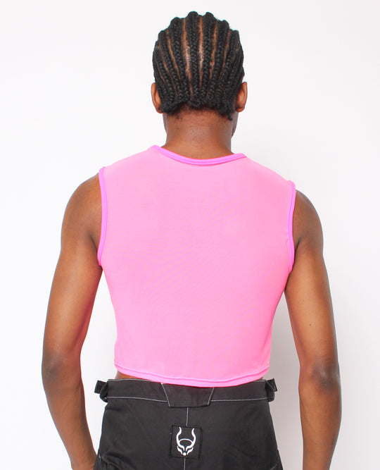 MESH VEST LOGO