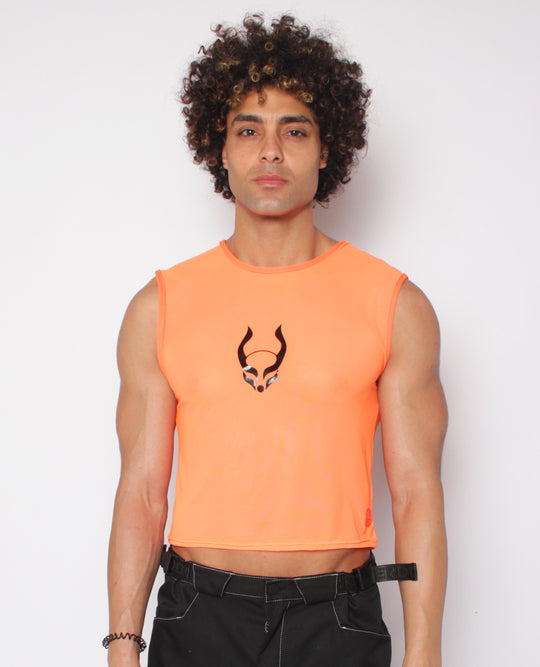 MESH VEST LOGO
