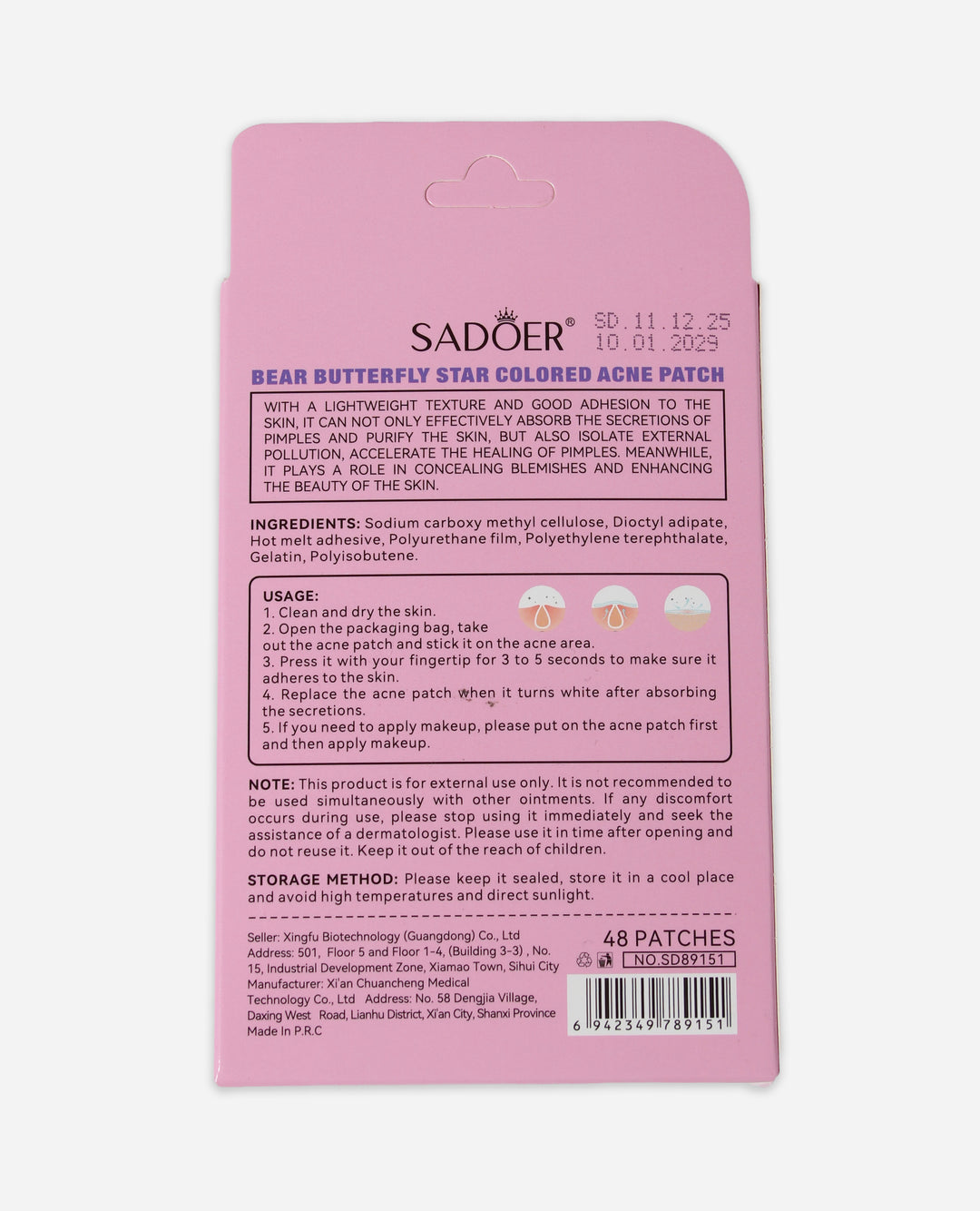 MULTICOLOUR ACNE PATCHES