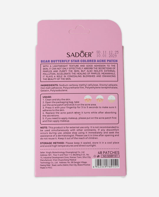 MULTICOLOUR ACNE PATCHES