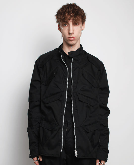MULTI POCKET JACKET BLACK