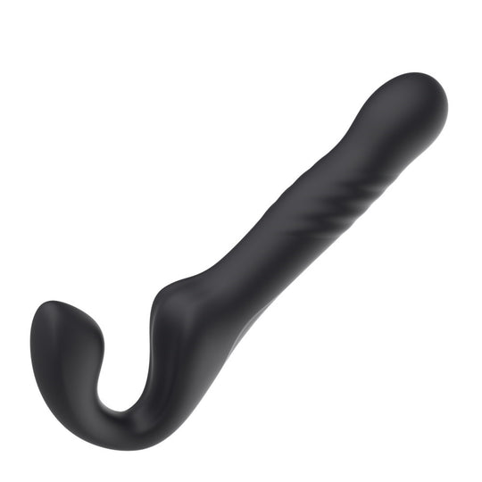 MINA SURGE REMOTE CONTROL THRUSTING & VIBRATING STRAPLESS STRAP ON