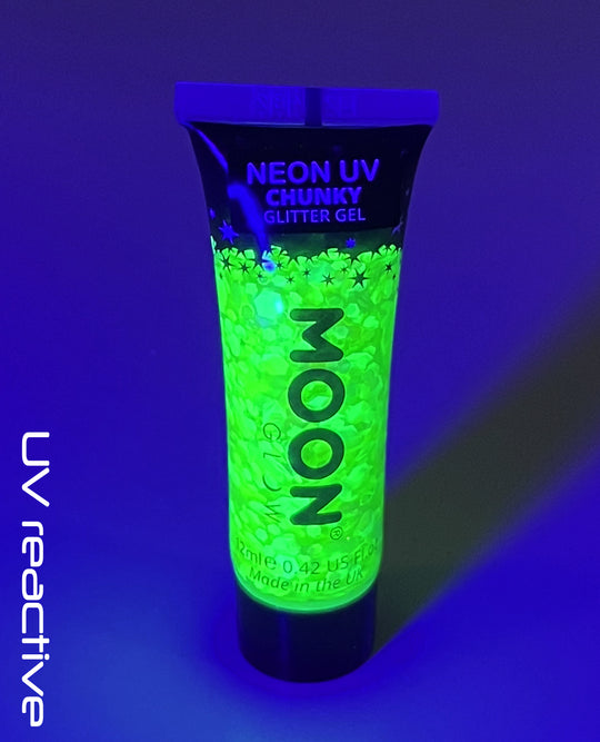 NEON UV CHUNKY GLITTER GEL