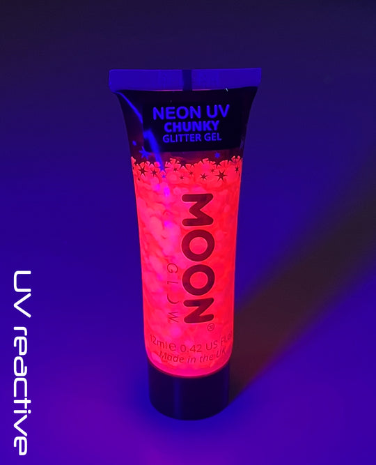 NEON UV CHUNKY GLITTER GEL