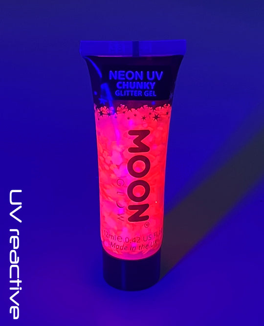 NEON UV CHUNKY GLITTER GEL
