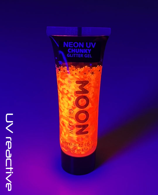 NEON UV CHUNKY GLITTER GEL
