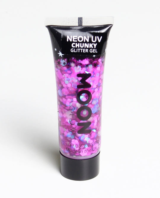 NEON UV CHUNKY GLITTER GEL