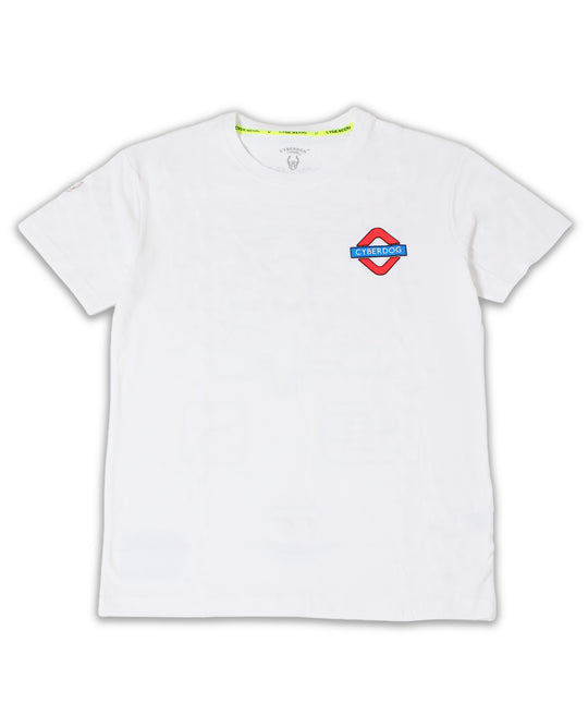 PARTY MAP T-SHIRT MENS WHITE