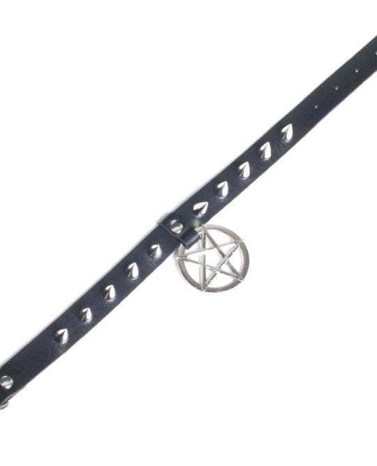 SPIKE PENTAGRAM COLLAR