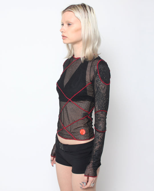 PERFORATED CRISS CROSS MESH