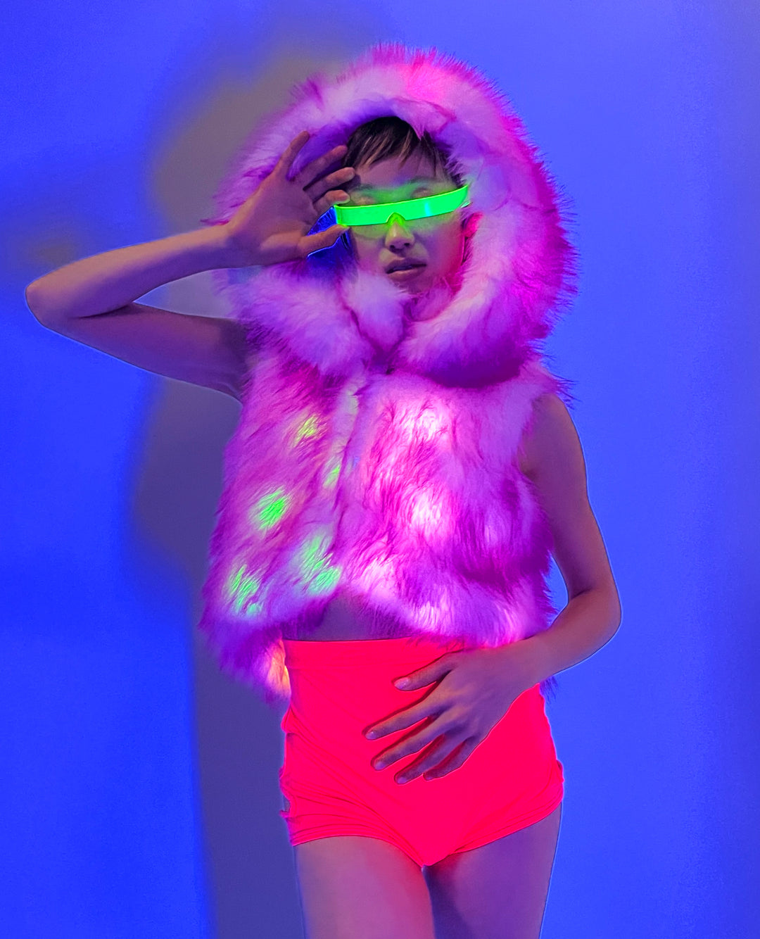 STAR SAILOR LIGHT UP FUR GILET