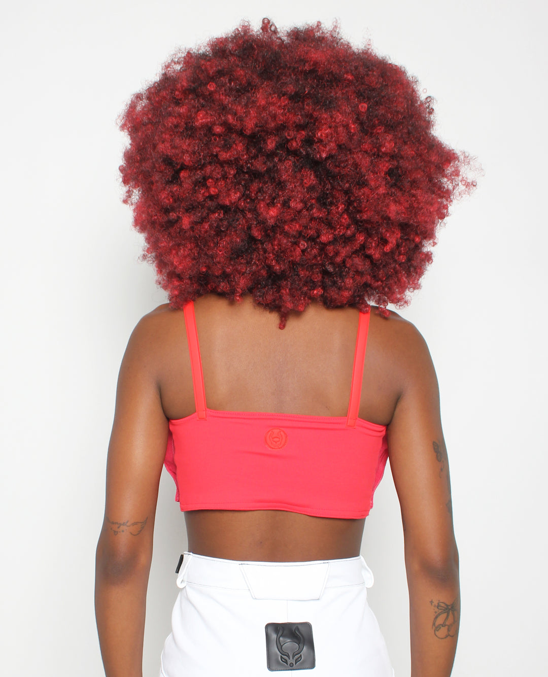POCKET BRALET TOP RED