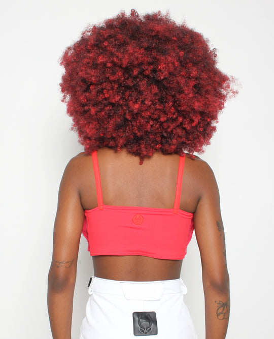 POCKET BRALET TOP RED