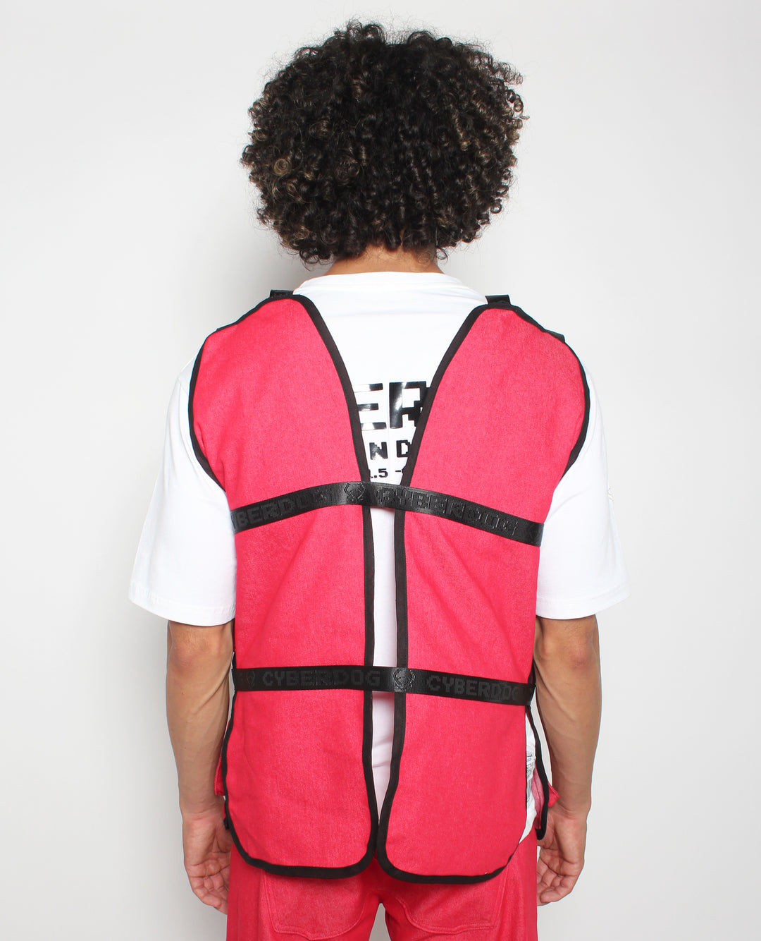 MULTI POCKET GILET / WAISTCOAT RED