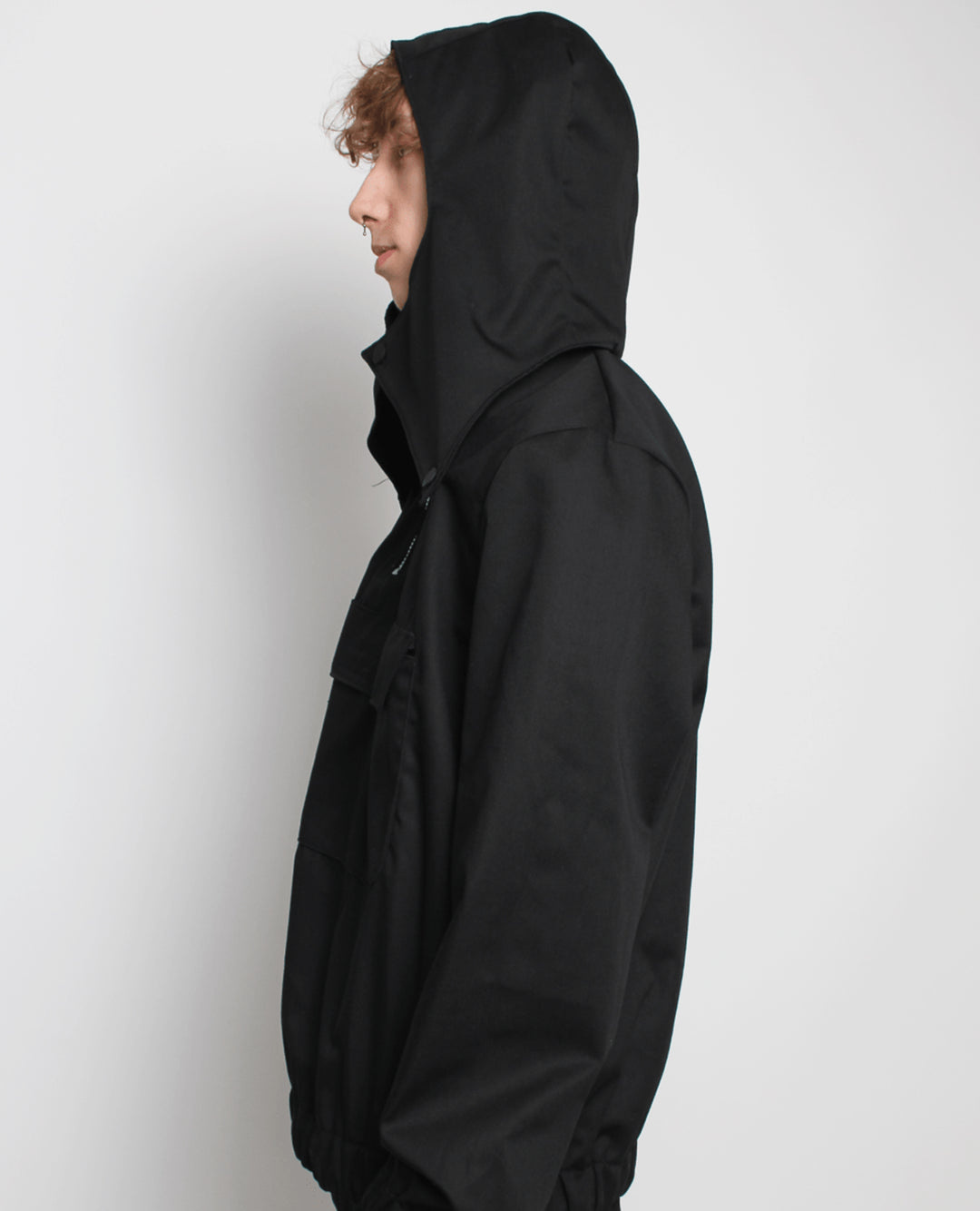 MULTI POCKET WINDCHEATER BLACK