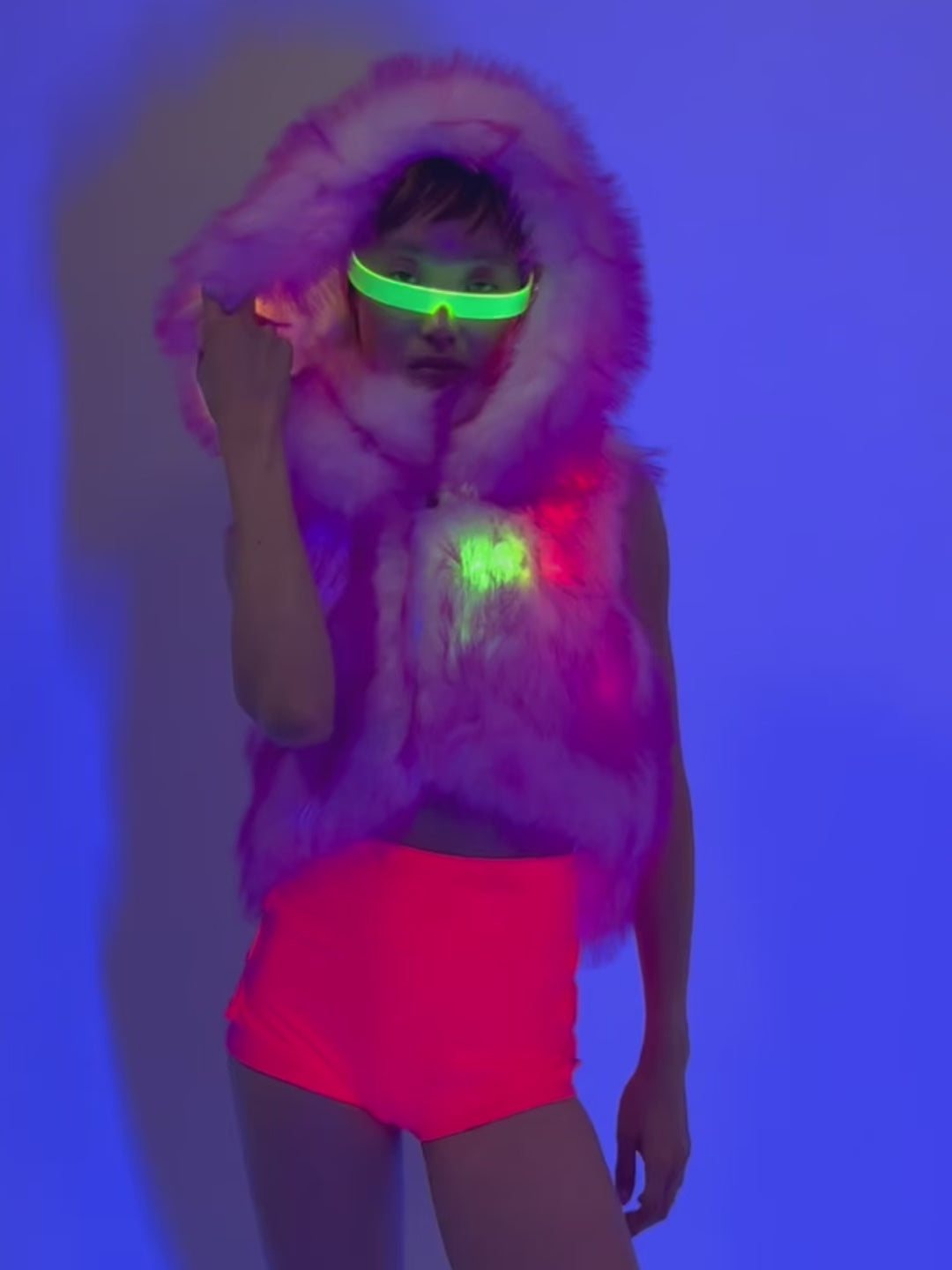 STAR SAILOR LIGHT UP FUR GILET