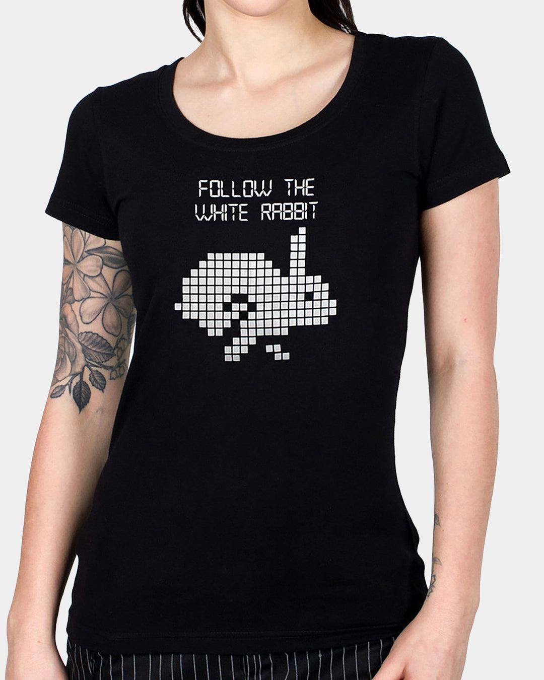 WHITE RABBIT T-SHIRT WOMENS - Rave clothing, festival fashion ...