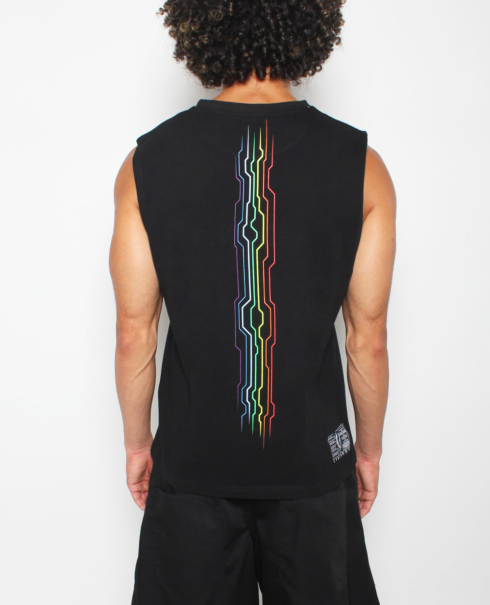 RAVE VEST RAINBOW MICROCHIP
