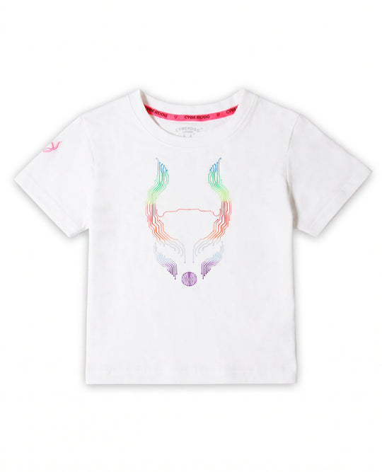 RAINBOW MICROCHIP BABY TEE