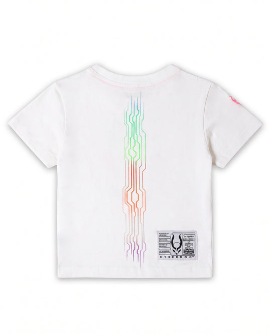 RAINBOW MICROCHIP BABY TEE