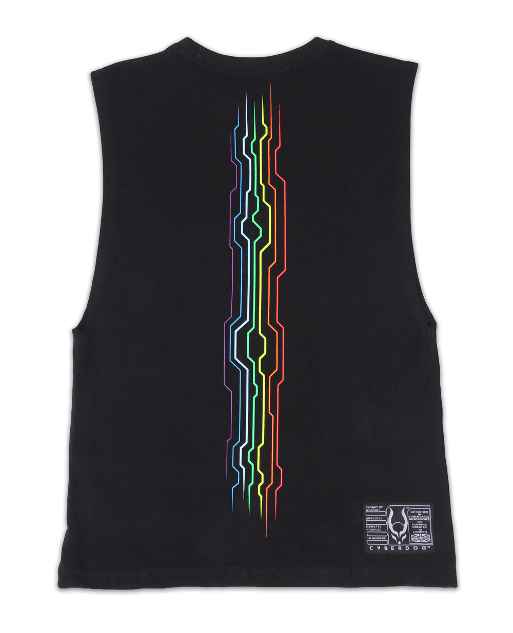 RAVE VEST RAINBOW MICROCHIP