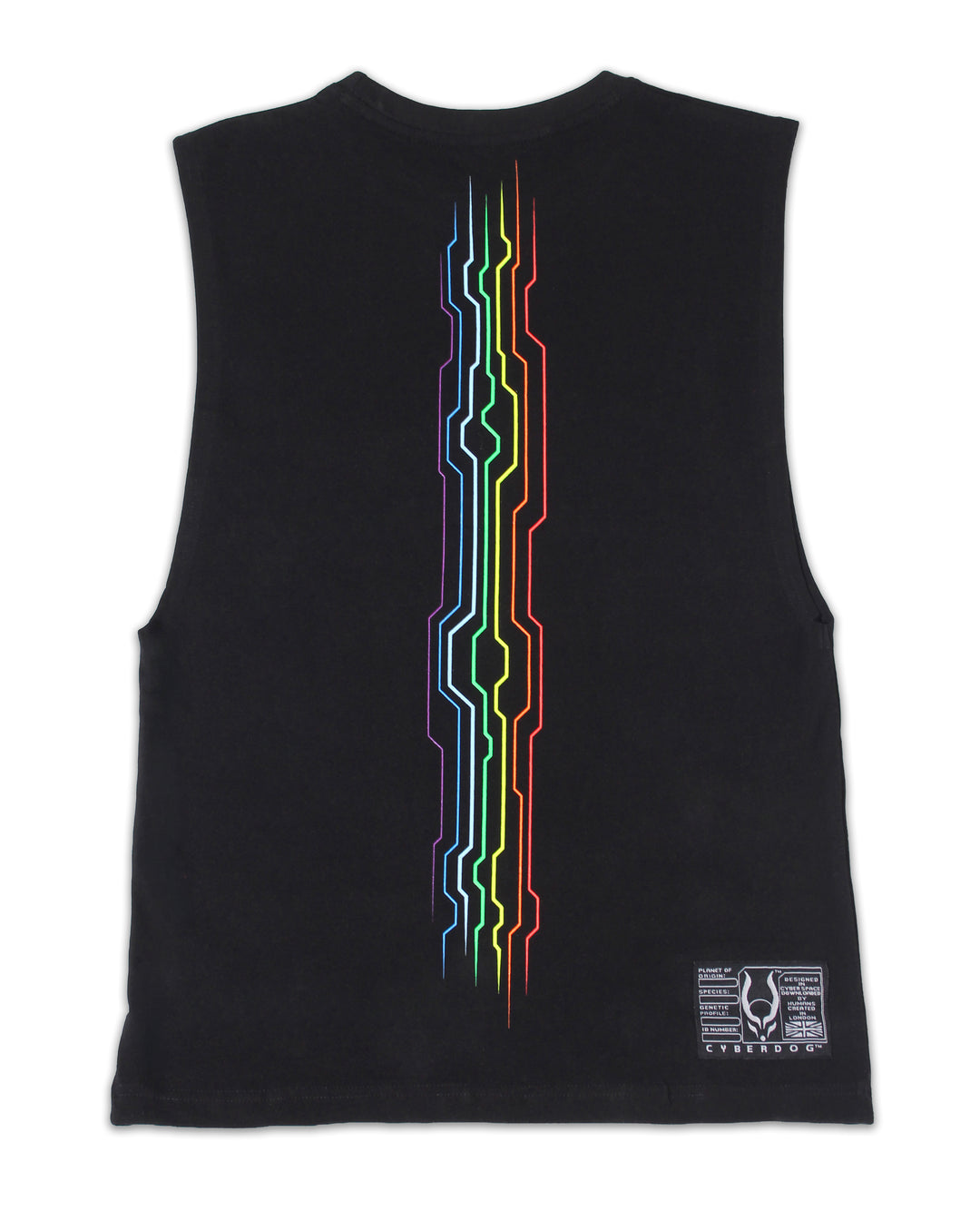 RAVE VEST RAINBOW MICROCHIP