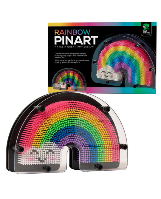 RAINBOW SHAPED PIN ART