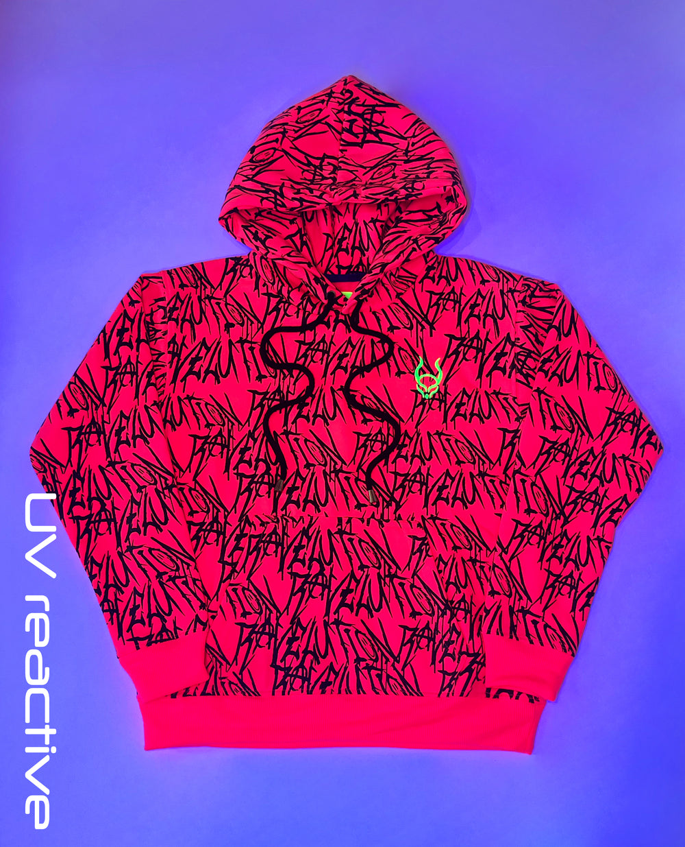 RAVELUTION HOODIE KIDS PINK