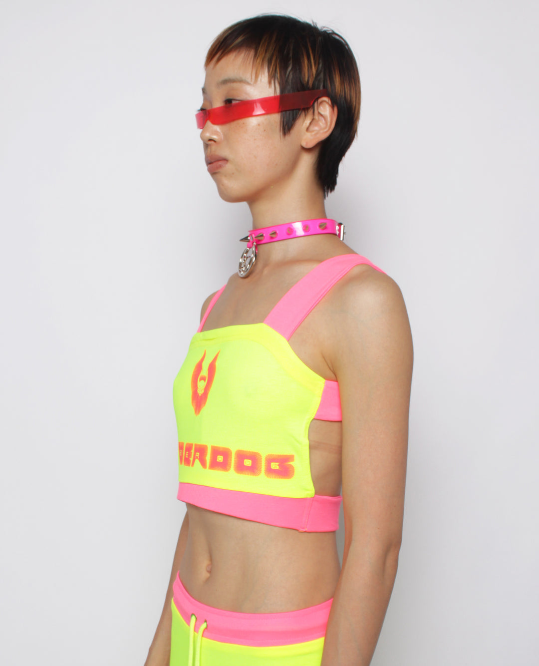 HARNESS CROP TOP RAVE WAVE